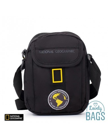 Bandolera petita negre 2 compart. National Geographic - New Explorer