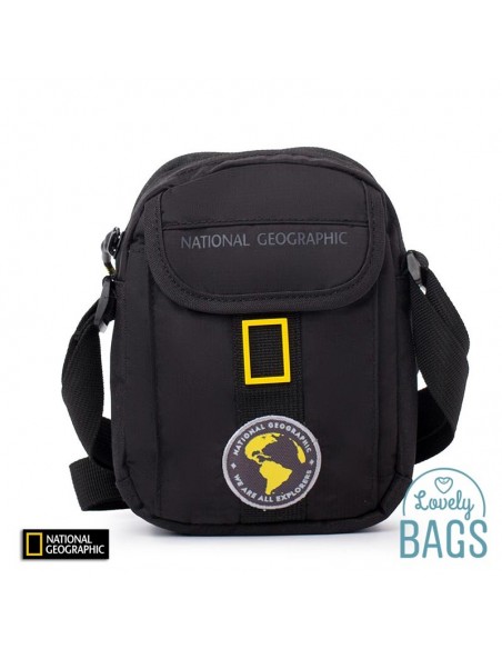 Bandolera petita negre 2 compart. National Geographic - New Explorer