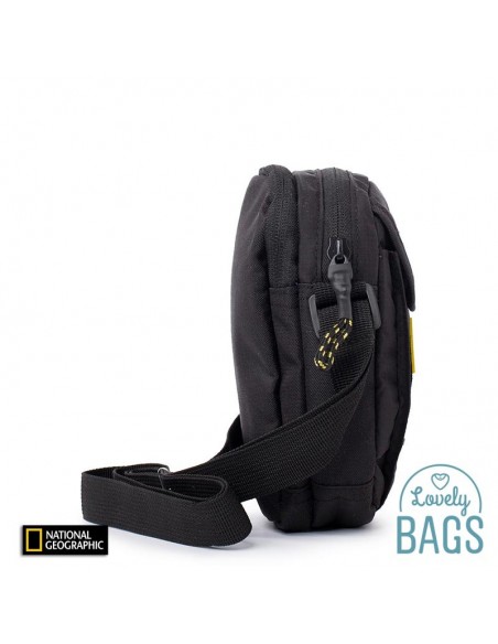 Bandolera petita negre 2 compart. National Geographic - New Explorer