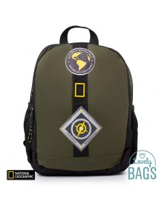 Mochila pequeña de nylon caqui National Geographic - New Explorer 2