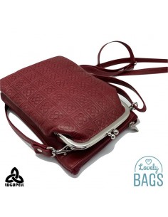 Bolso bandolera rojo cereza para móvil Lugupell - Panot