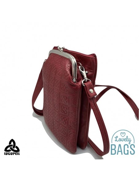 Bolso bandolera rojo cereza para móvil Lugupell - Panot