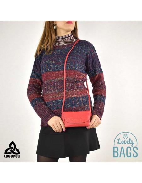 Mini bandolera Lugupell rojo