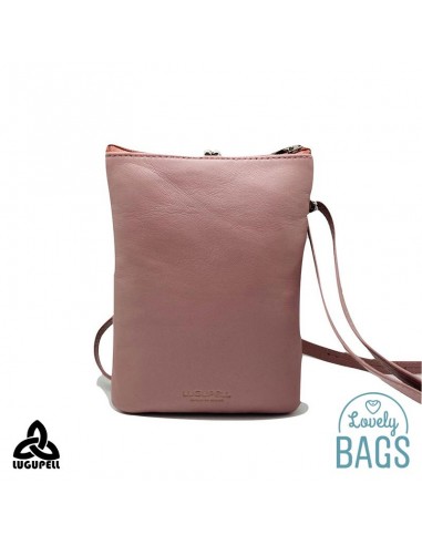 Bandolera rosa pal porta mòbil Lugupell - Panot