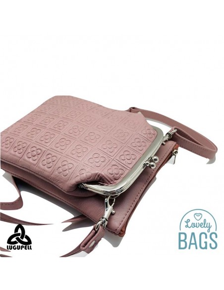 Bandolera rosa pal porta mòbil Lugupell - Panot