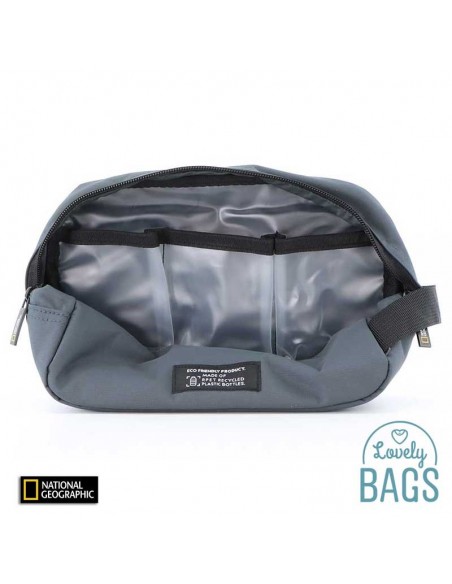 Neceser gris ecológico National Geographic - Mutation