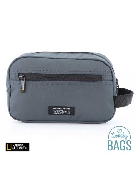 Necessaire cinzento ecológico National Geographic - Mutation