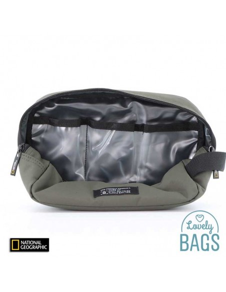 Necessaire verde caqui ecológico National Geographic - Mutation