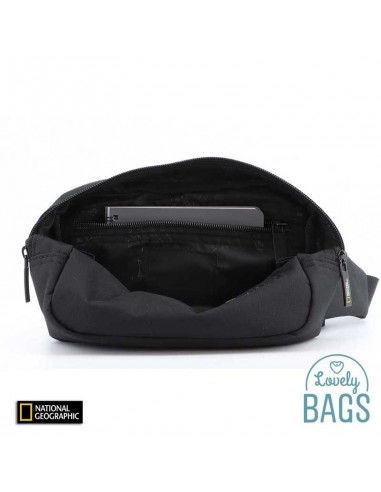 Bolsa de cintura preta ecológica da National Geographic - Mutação