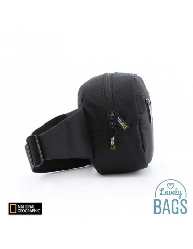 Bolsa de cintura preta ecológica da National Geographic - Mutação