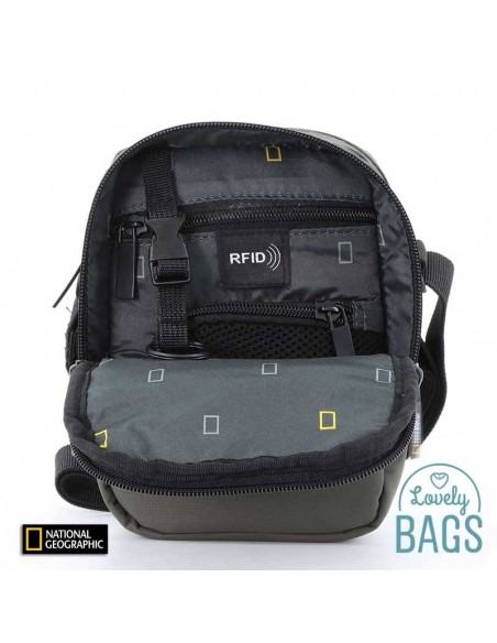 Bandolera verd caqui petita National Geographic - Mutation