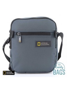 Bandolera gris doble compartiment National Geographic - Mutation