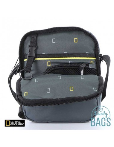 Bandolera gris doble compartimento National Geographic - Mutation