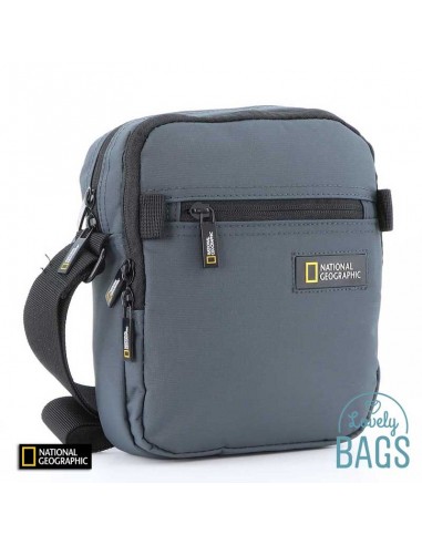 Tiracolo cinzenta compartimento duplo National Geographic - Mutation