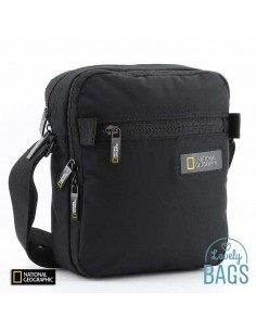 Bolsa tiracolo preta National Geographic duplo compartimento - Mutation 2