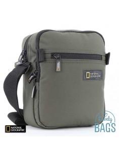 Bandolera verde caqui doble compartimento National Geographic - Mutation 2