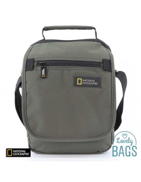 Tiracolo caqui ecológica com aba National Geographic - Mutation