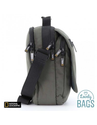 Tiracolo caqui ecológica com aba National Geographic - Mutation