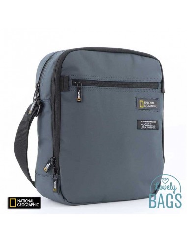 Bolsa tiracolo grande cinzenta ecológica National Geographic - Mutation