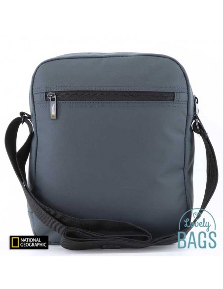 Bolsa tiracolo grande cinzenta ecológica National Geographic - Mutation