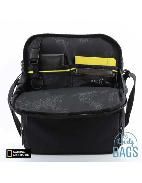 Bandolera negra gran ecològica National Geographic - Mutation