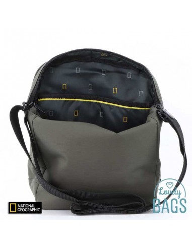 Bandolera verde caqui grande ecológica National Geographic - Mutation