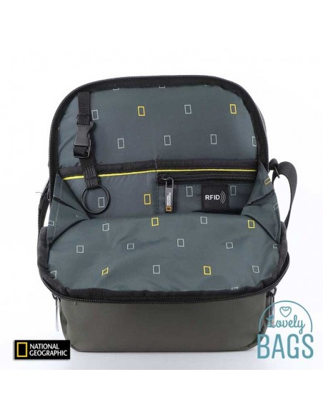 Tiracolo grande verde caqui ecológica National Geographic - Mutation