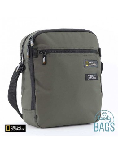 Bandolera verd caqui gran ecològica National Geographic - Mutation