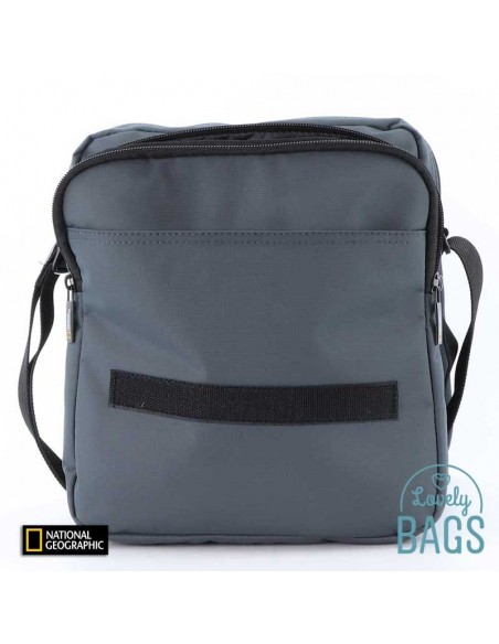Bandolera ecológica grande gris National Geographic - Mutation