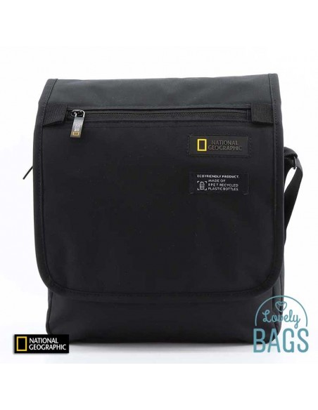 Bolsa tiracolo grande preta ecológica National Geographic - Mutation