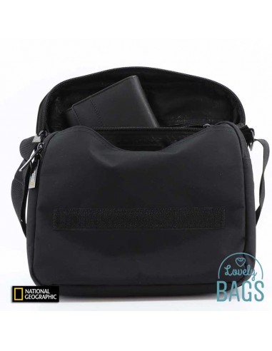 Bolsa tiracolo grande preta ecológica National Geographic - Mutation