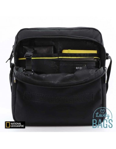 Bolsa tiracolo grande preta ecológica National Geographic - Mutation