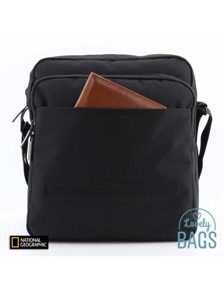 Bolsa tiracolo grande preta ecológica National Geographic - Mutation