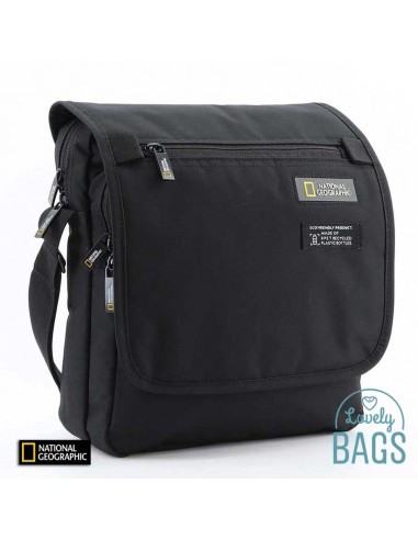 Bolsa tiracolo grande preta ecológica National Geographic - Mutation