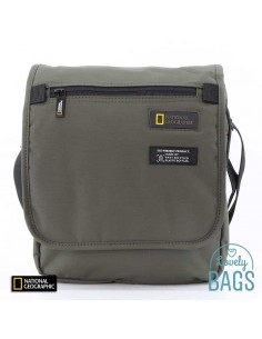 Mala tiracolo grande verde caqui ecológica National Geographic - Mutation