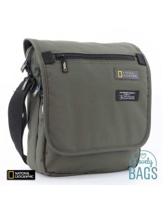 Bandolera ecológica grande verde caqui National Geographic - Mutation 2