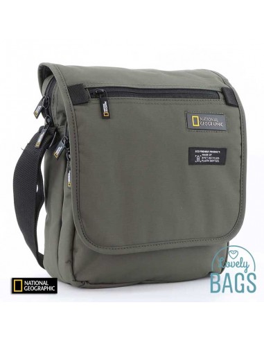 Bandolera ecològica gran verd caqui National Geographic - Mutation
