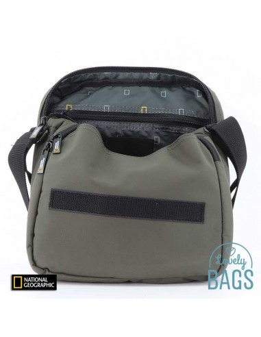 Mala tiracolo grande verde caqui ecológica National Geographic - Mutation