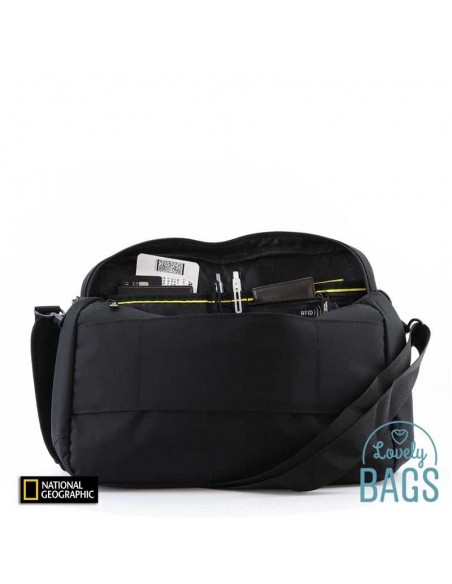 Pasta preta ecológica para portatil National Geographic - Mutation