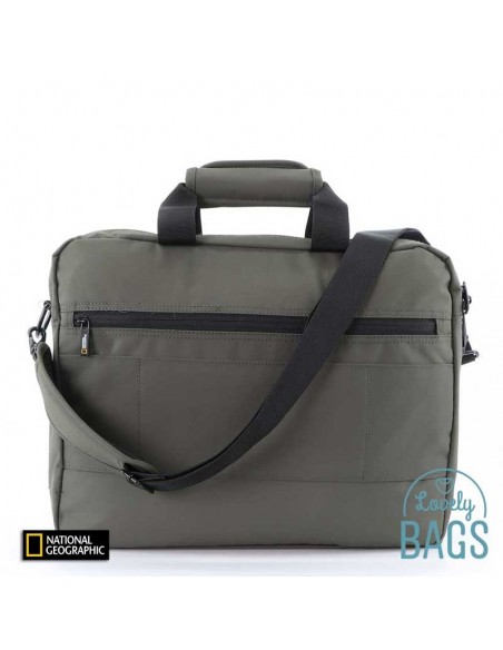 Pasta verde caqui ecológica para portatil National Geographic - Mutation