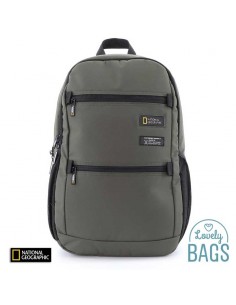 Mochila ecológica verde caqui para ordenador National Geographic - Mutation 2