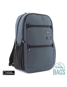 Mochila ecológica gris para ordenador National Geographic - Mutation