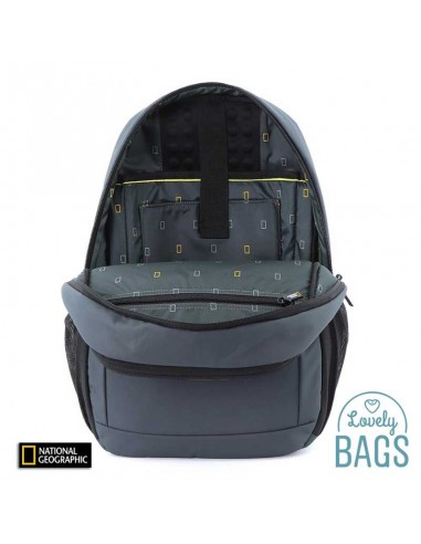 Mochila ecológica cinzenta para portatil National Geographic - Mutation