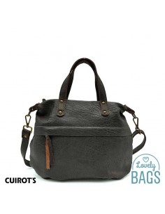 Bolso bandolera en piel marrón con asa corta Cuirots - Australia 2