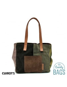 Bossa petita marró de Mà Cuirots - Patchwork
