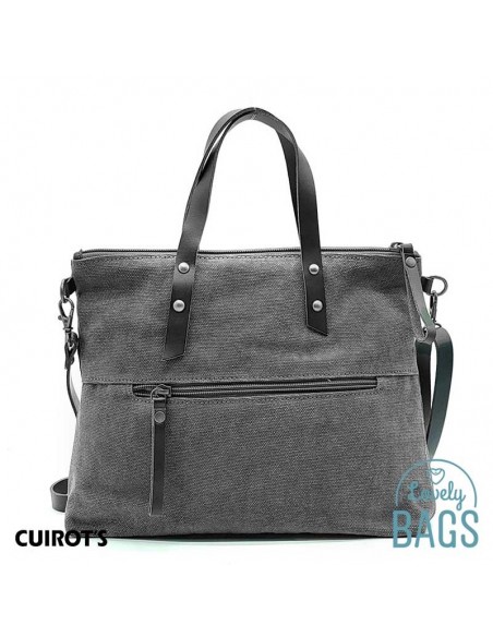 Bolsa de mão em couro Cuirots - Canvas