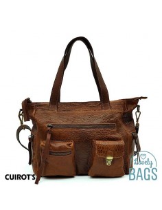 Mala Shopper de couro, com duas pegas Cuirots - Austrália