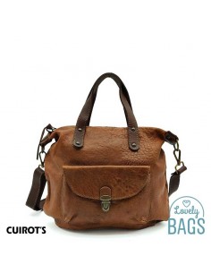 Bossa Tote de pell de xai color cuir - Cuirots Austràlia