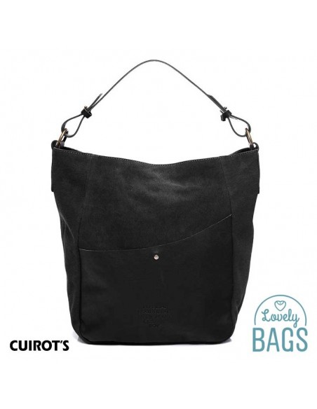 Hobo Bag de couro Cuirots - Canvas