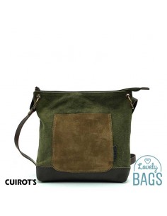 Bandolera Cuirots - Lona i pell